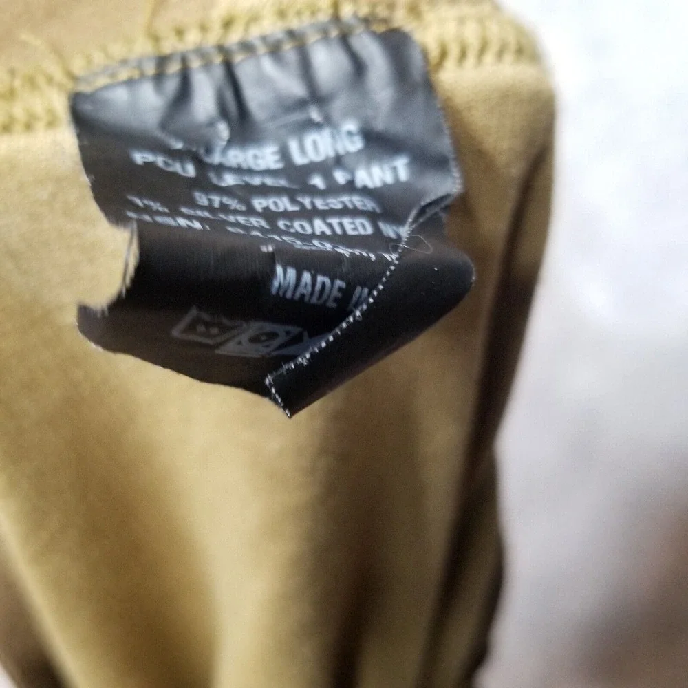 SEKRI PCU Level 1 Pants, Base Layer Coyote Brown Special Forces Size XLarge Long